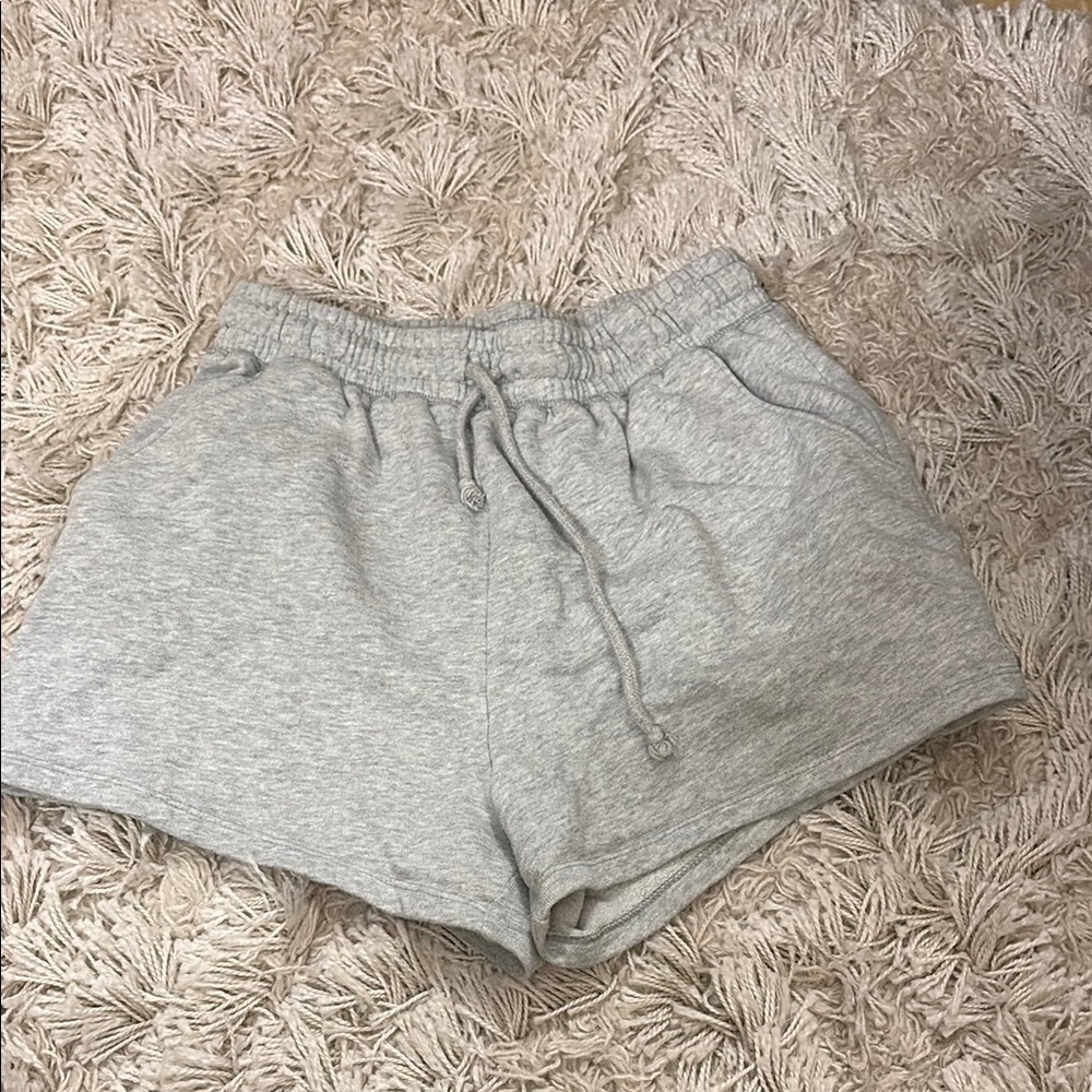Women's Gray Sweat Shorts Aeropostale
